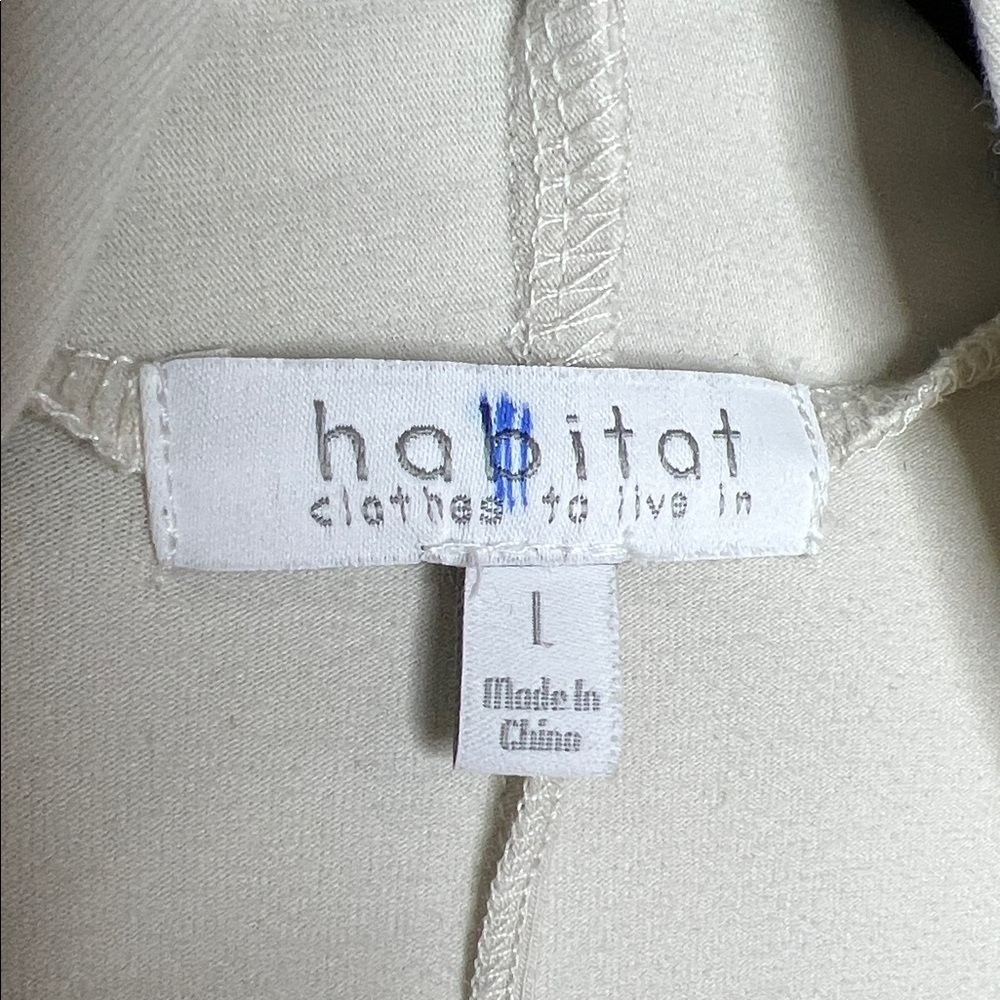HABITAT One Button Cotton Shawl Jacket with pockets size Large - Picture 8 of 14